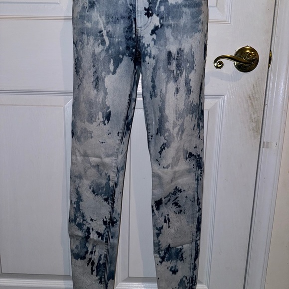 True Religion Denim - True‎ Religion Casey Low Rise Super Skinny Tie-Dye Jeans